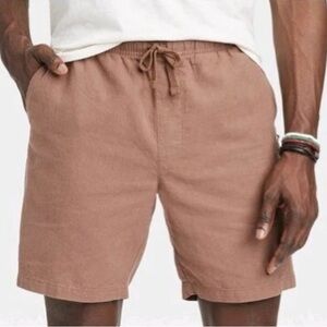 Goodfellow & Co Men’s XXL Drawstring Shorts 7” Inseam Linen Blend NWT